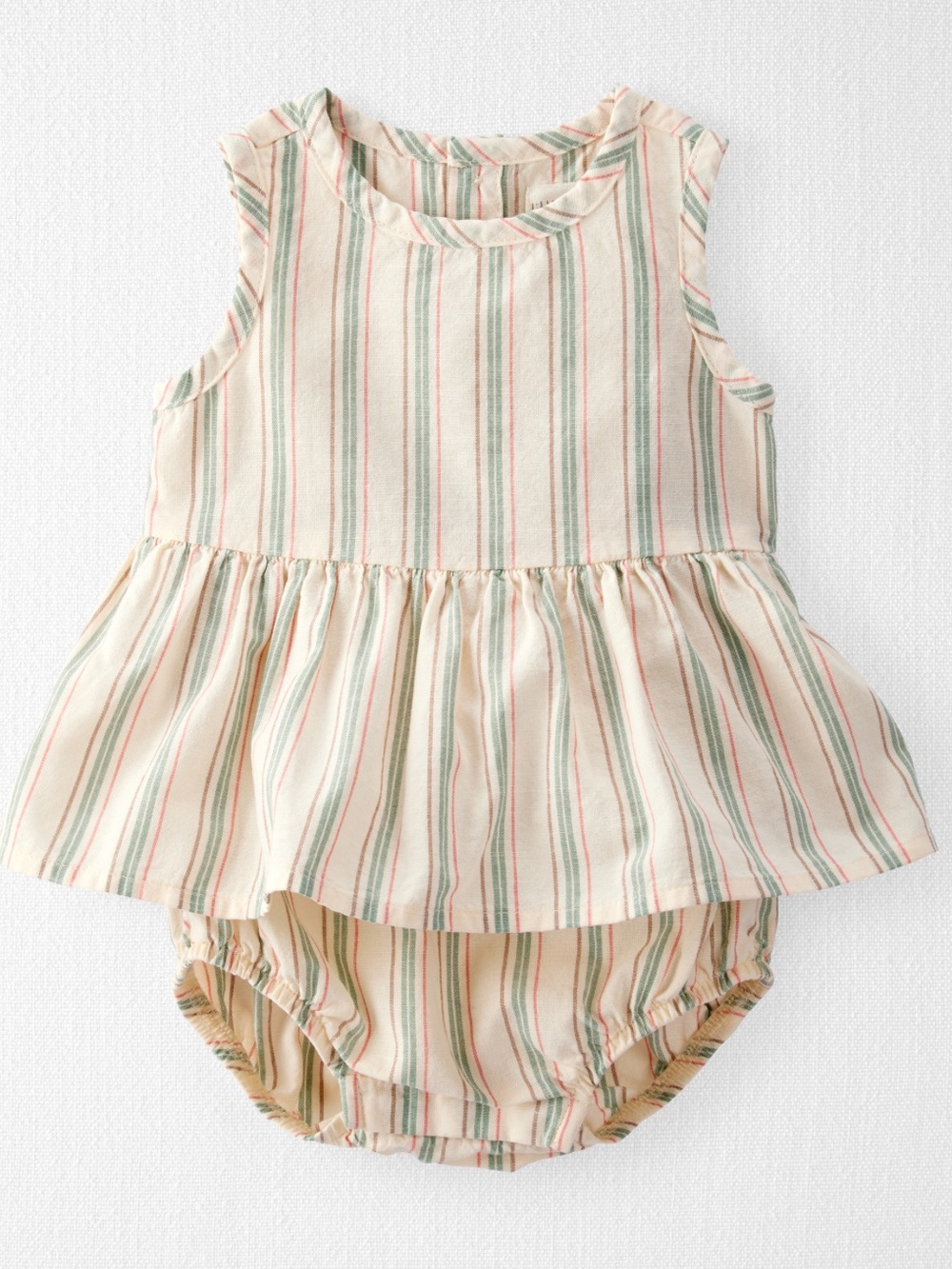 ☀️Little Planet | Cotton + Linen Sunsuit